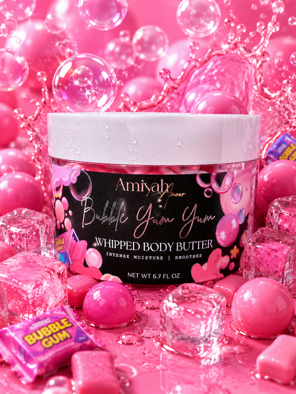 Bubble Yum Yum                      Whipped Body Butter                        Hydrating Shea Butter  Moisturizer