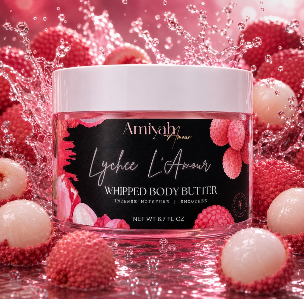 Lychee L’ Amour Whipped Body Butter – Hydrating Shea Butter Moisturizer