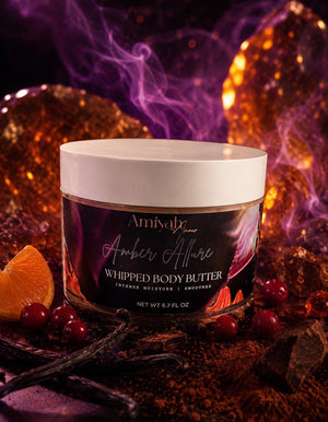 Amber Allure Whipped Body Butter – Hydrating Shea Butter Moisturizer