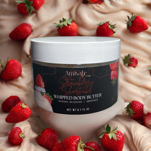 Strawberry Shortcake Whipped Body Butter – Hydrating Shea Butter Moisturizer