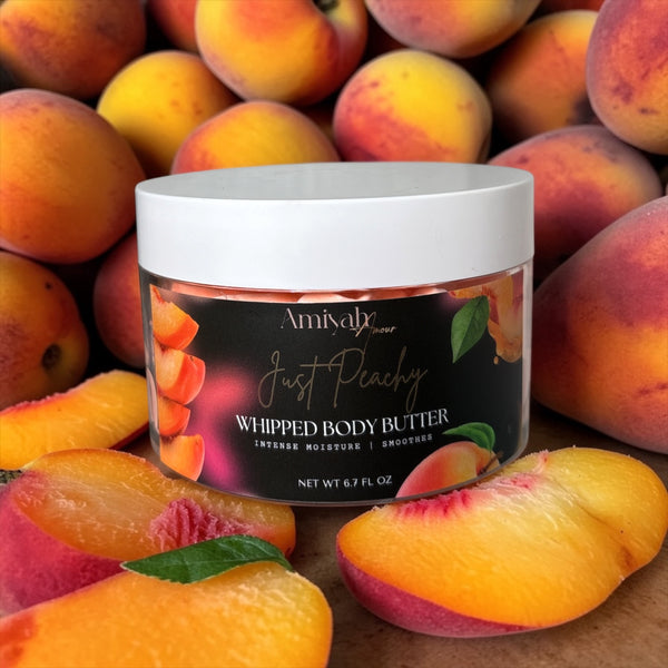 Just Peachy Whipped Body Butter – Hydrating Shea Butter Moisturizer