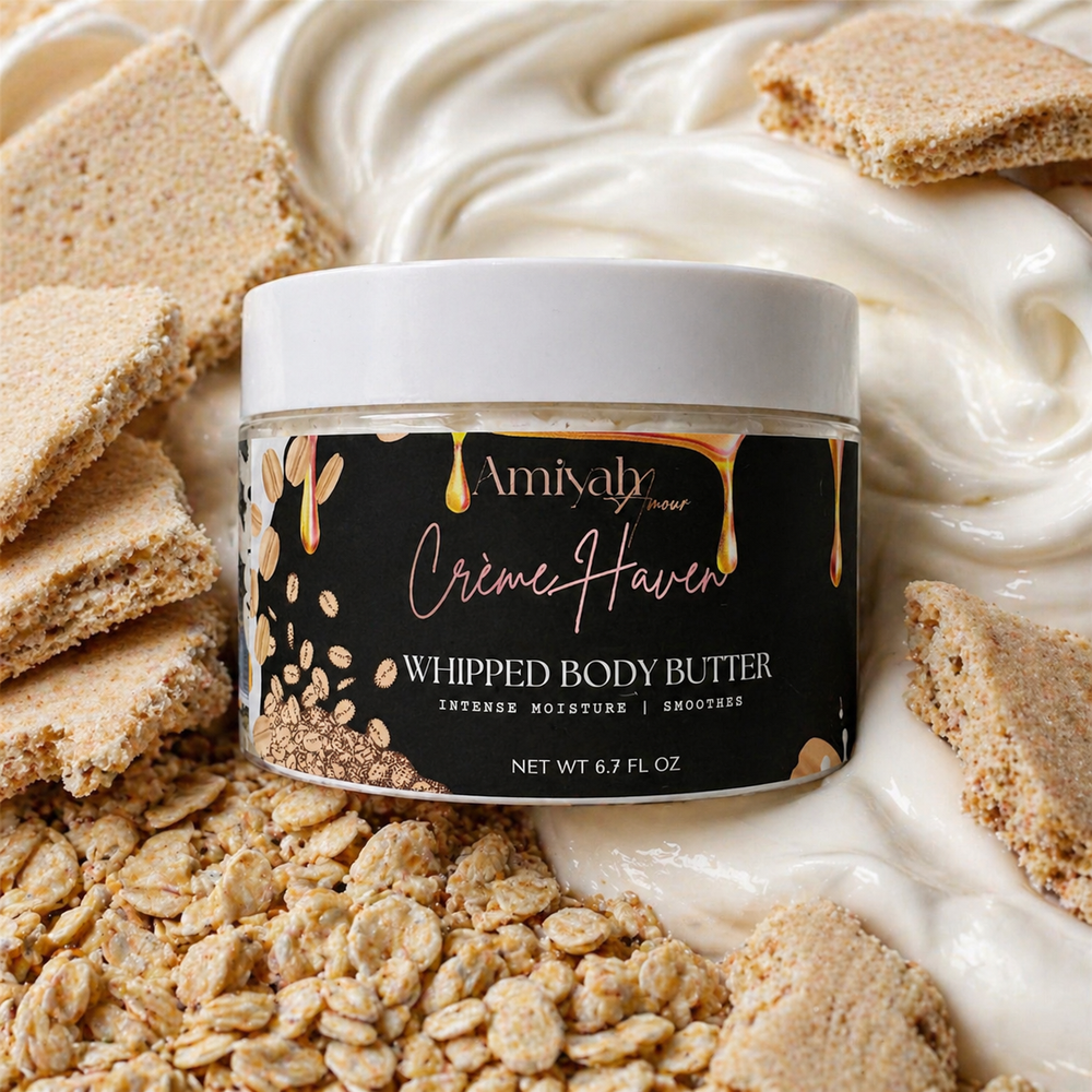 Crème Haven Whipped Body Butter – Hydrating Shea Butter Moisturizer