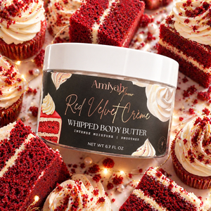 Red Velvet Whipped Body Butter – Hydrating Shea Butter Moisturizer