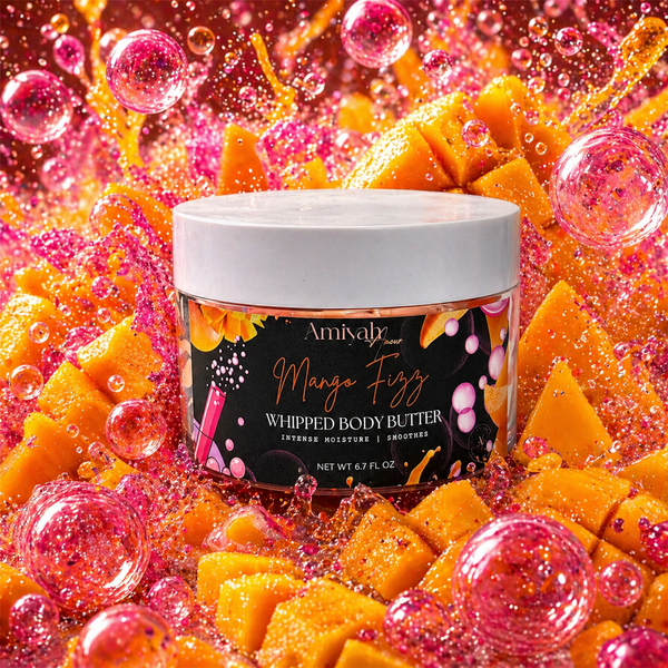 Mango Fizz Whipped Body Butter – Hydrating Shea Butter Moisturizer