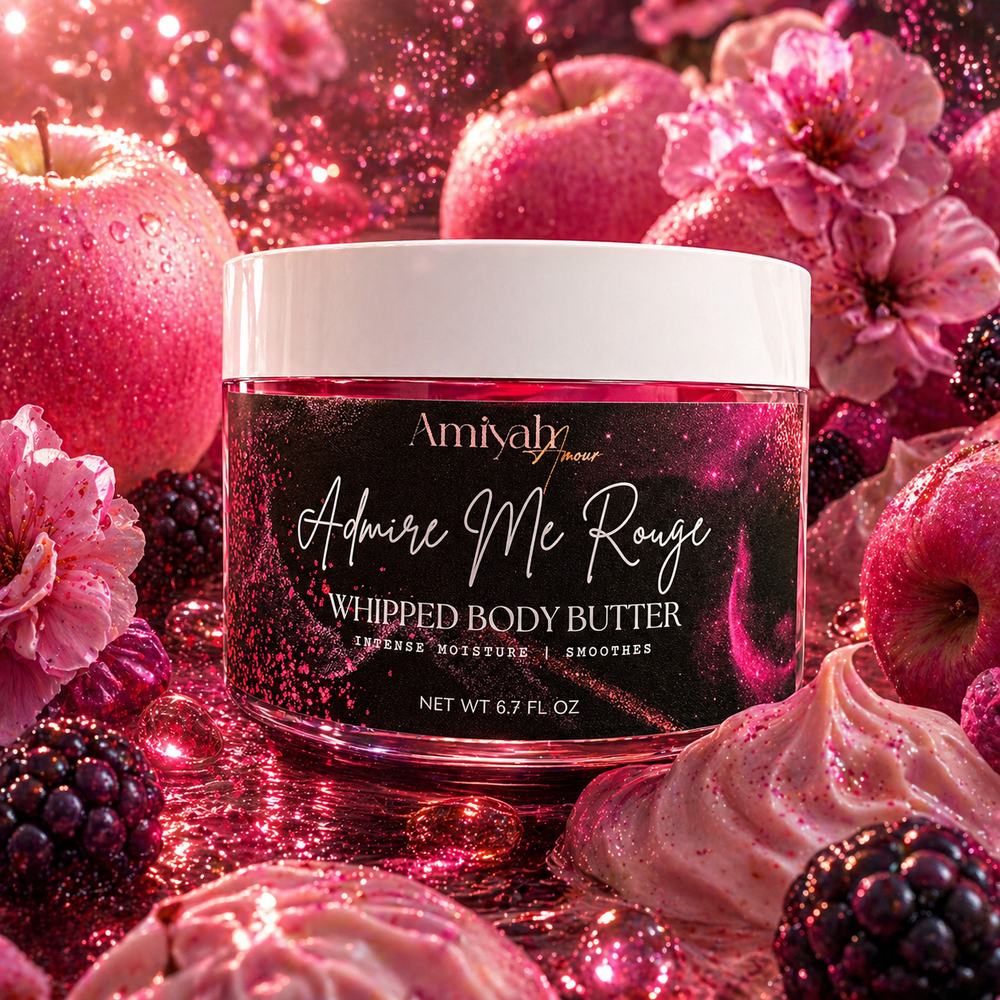 Admire Me Rouge Whipped Body Butter – Hydrating Shea Butter Moisturizer