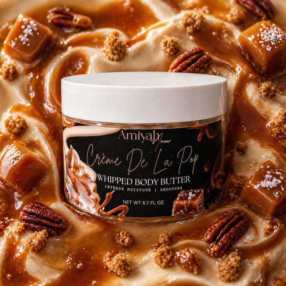 Crème De La Pop Whipped Body Butter – Hydrating Shea Butter Moisturizer
