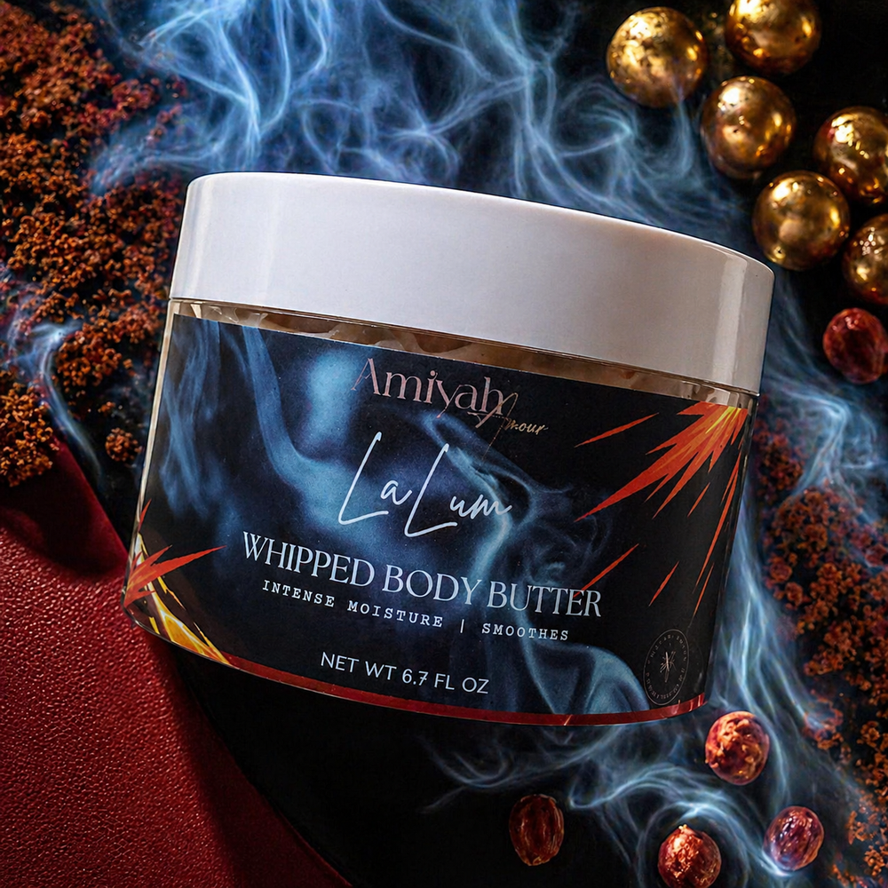 LaLum Men’s Whipped Body Butter – Hydrating Shea Butter Moisturizer