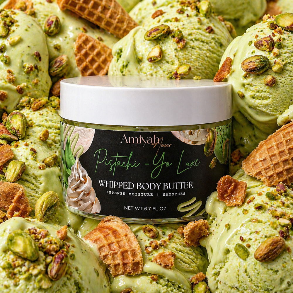 Pistachi- Yo Luxe Whipped Body Butter – Hydrating Shea Butter Moisturizer