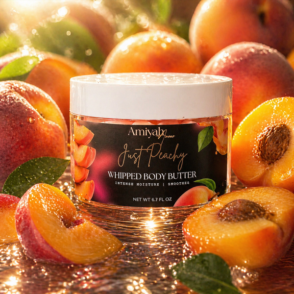Just Peachy Whipped Body Butter – Hydrating Shea Butter Moisturizer