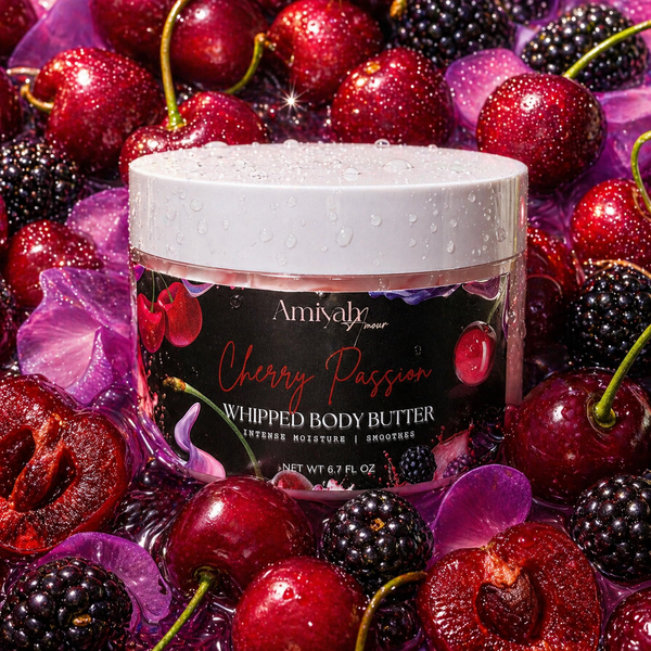 Cherry Passion Whipped Body Butter – Hydrating Shea Butter Moisturizer