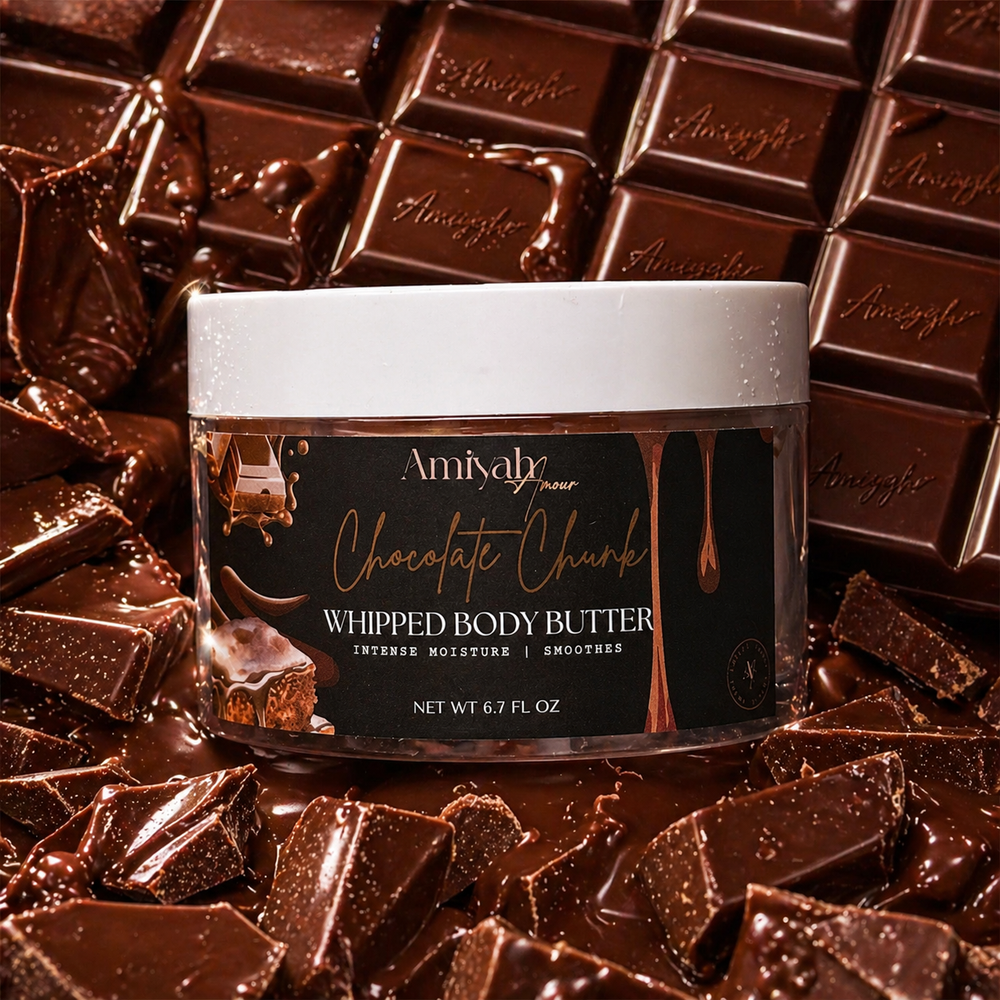 Chocolate Chunk Whipped Body Butter – Hydrating Shea Butter Moisturizer