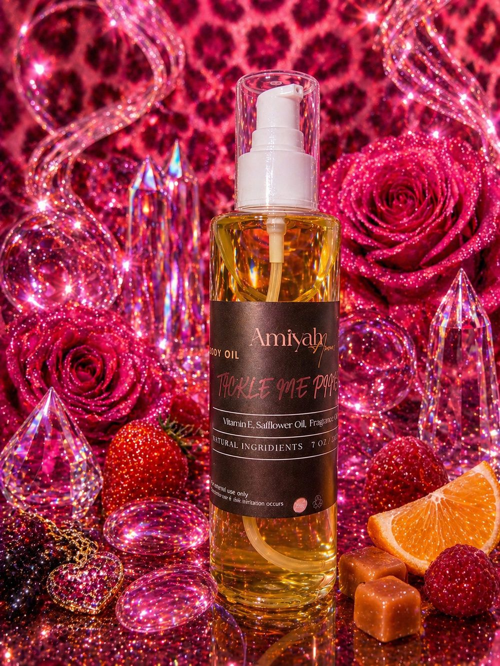 Amiyah Amour® Tickle Me Pink Body Oil