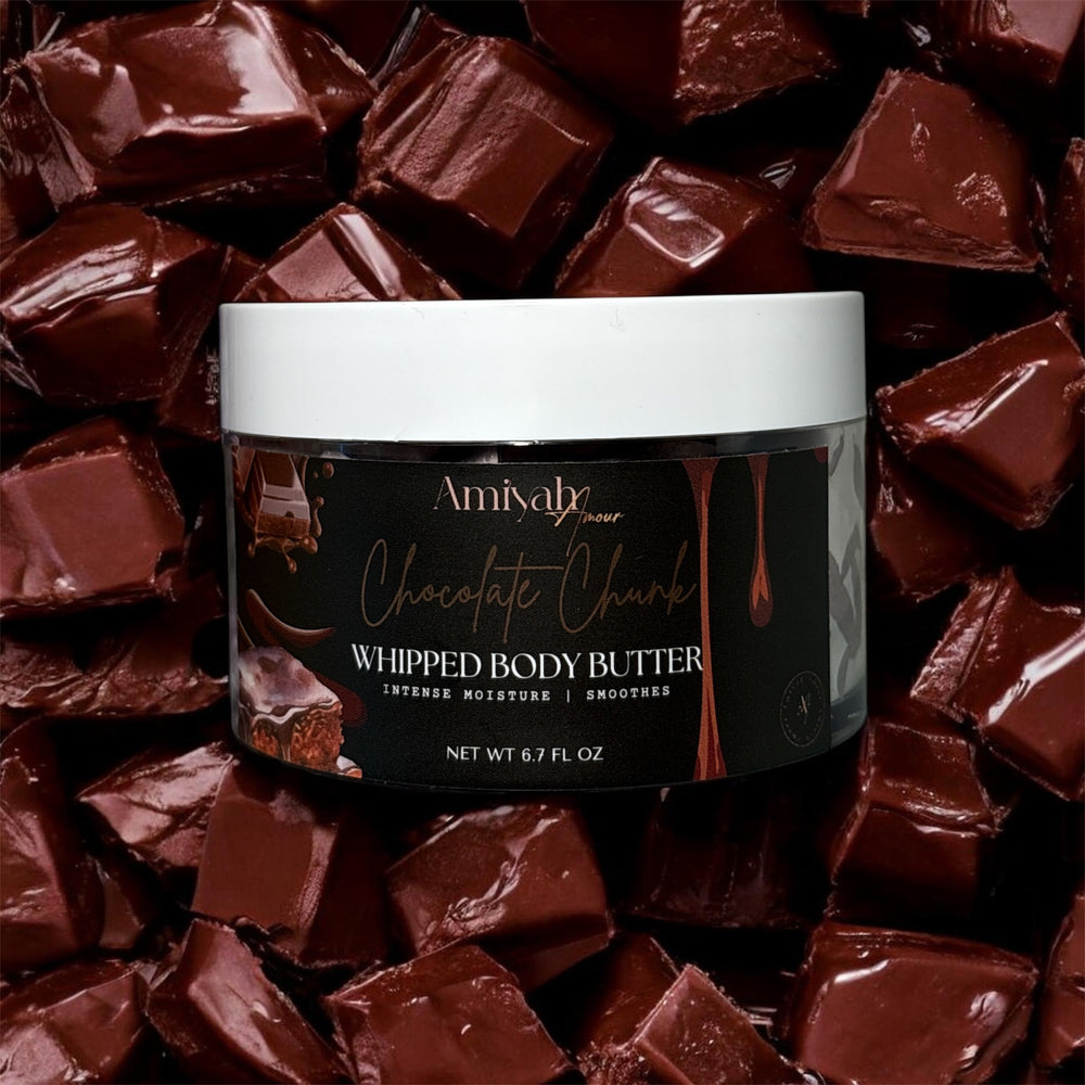 Chocolate Chunk Whipped Body Butter – Hydrating Shea Butter Moisturizer
