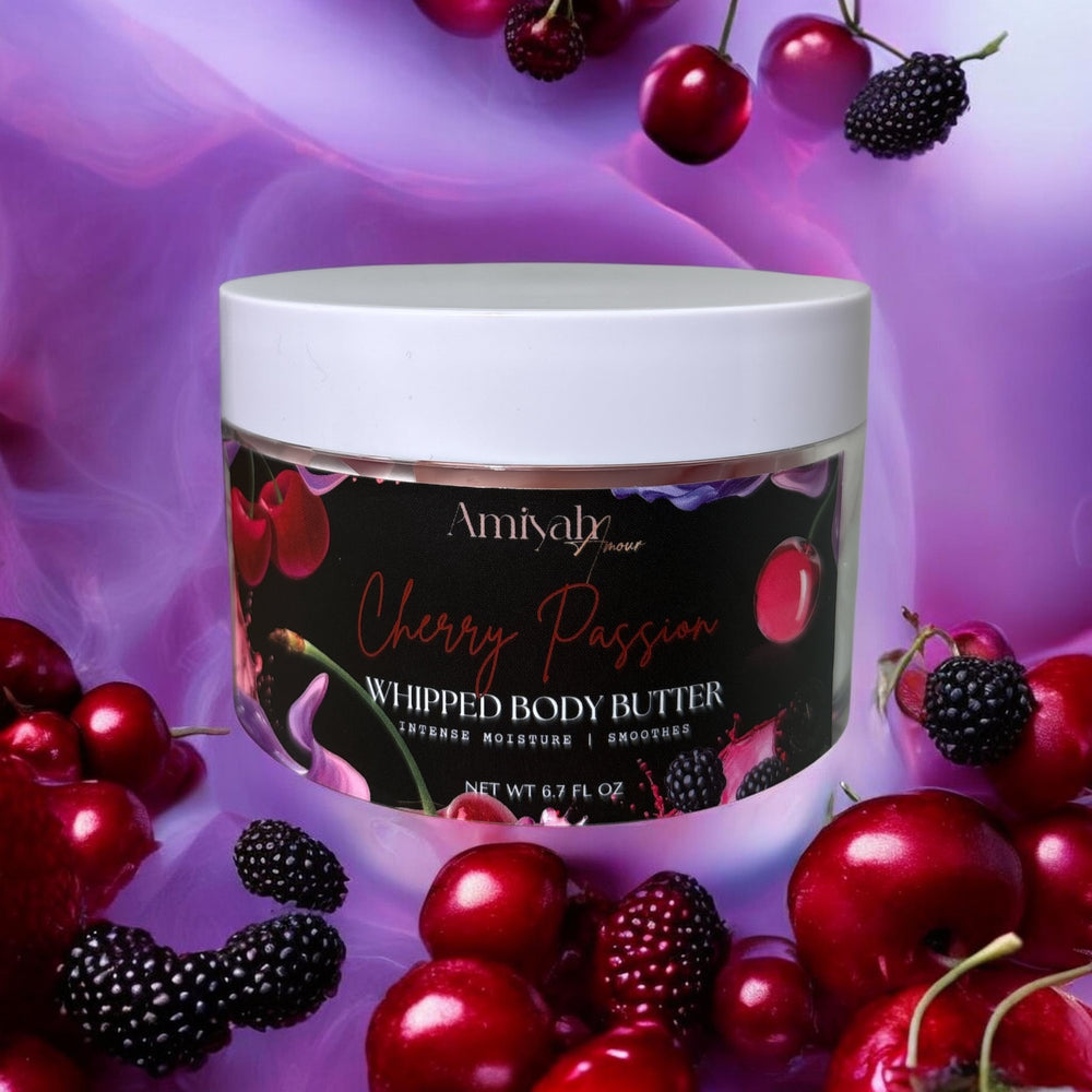 Cherry Passion Whipped Body Butter – Hydrating Shea Butter Moisturizer