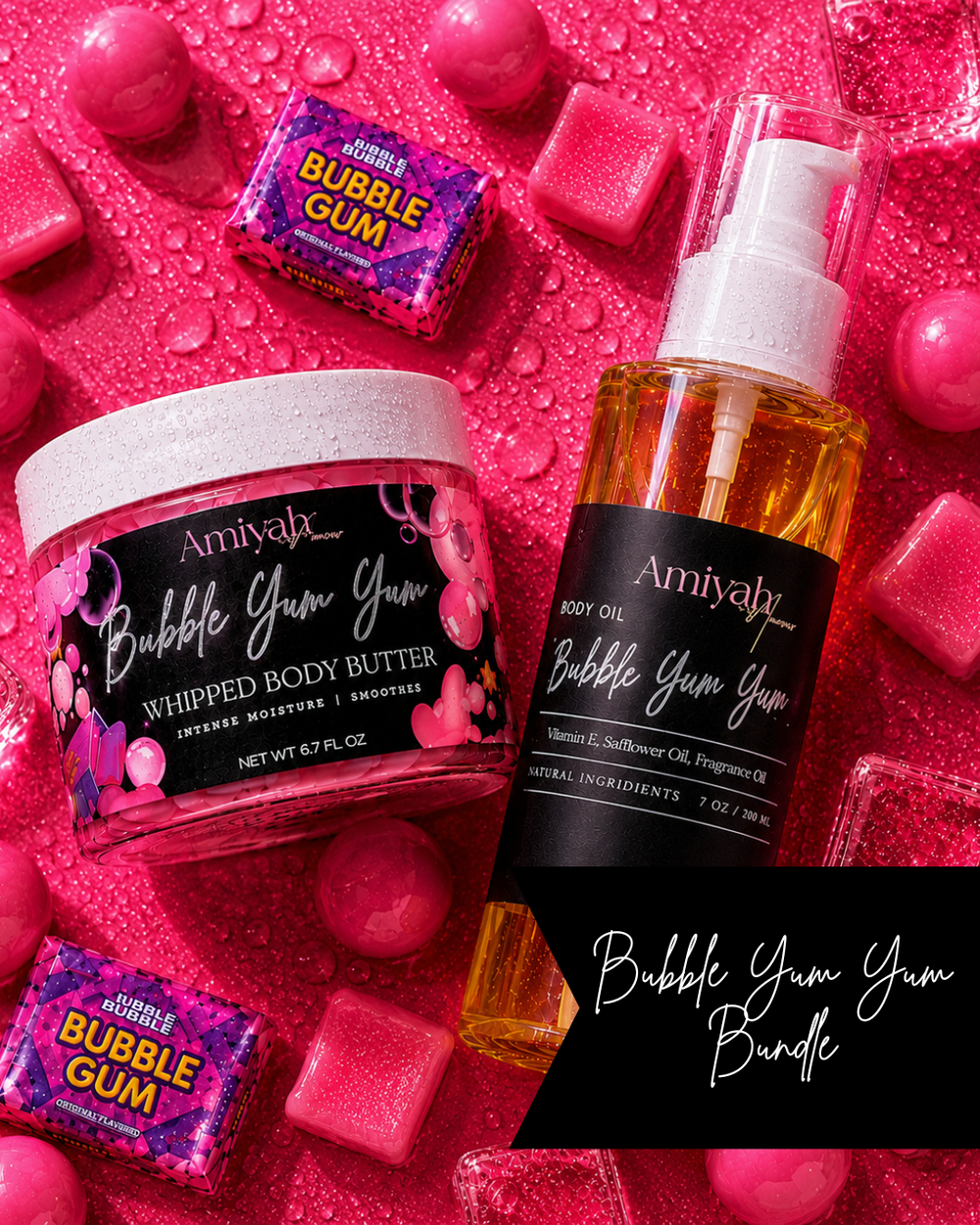 Bubble Yum Yum Bundle | Body butter | Body Oil