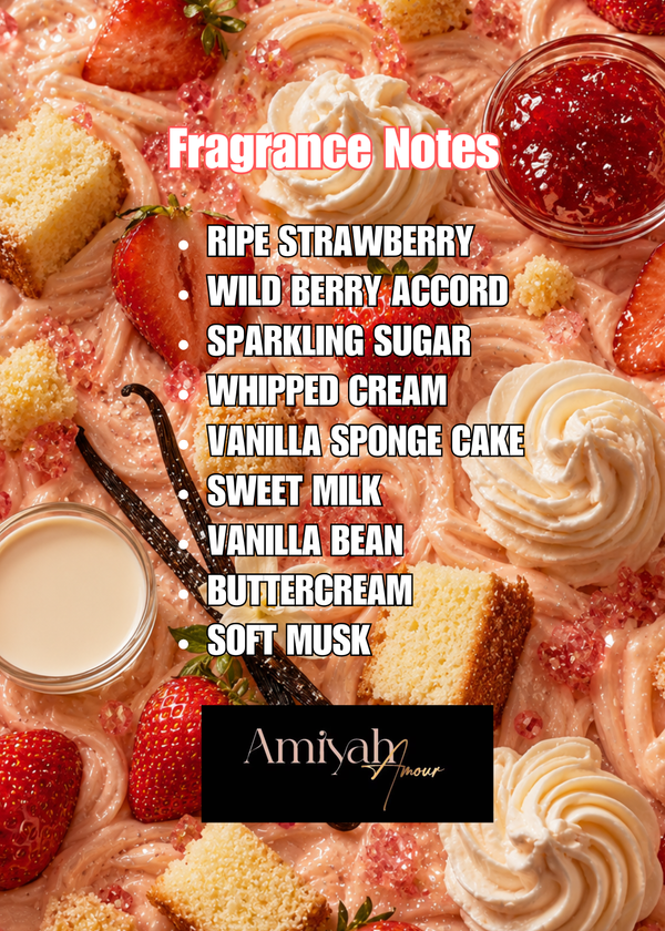 Strawberry Shortcake Whipped Body Butter – Hydrating Shea Butter Moisturizer