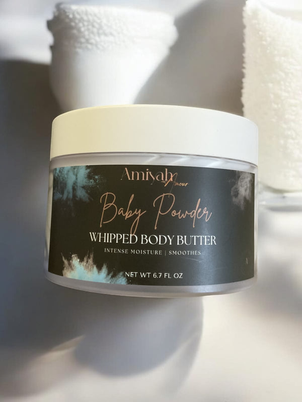 Amiyah Amour ™ Luxurious Baby Powder | Whipped Body Butter